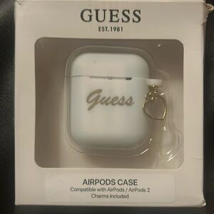 Guess Airpods Case Compatible With Airpods/Airpods 2 , charms included